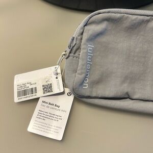 lululemon athletica Light Gray Belt Bag
